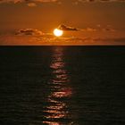 COUCHER DE SOLEIL EN MER DES CARAIBES.