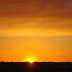 Coucher de soleil en Provence