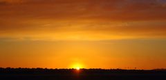 Coucher de soleil en Provence