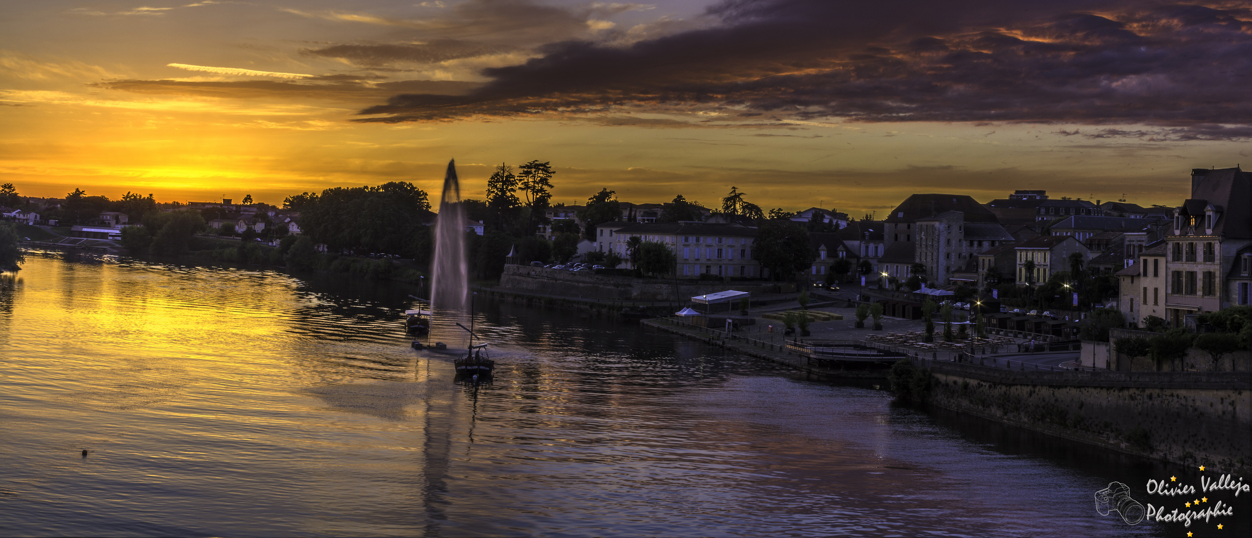 Coucher de Soleil estival sur Bergerac