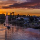 Coucher de Soleil estival sur Bergerac