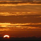 Coucher de soleil et nuages