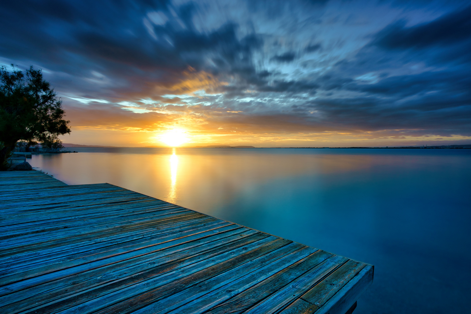 Coucher de soleil Etang de Berre