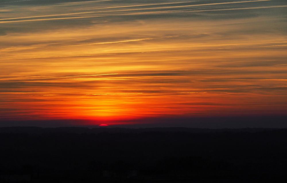 Coucher de soleil minimaliste