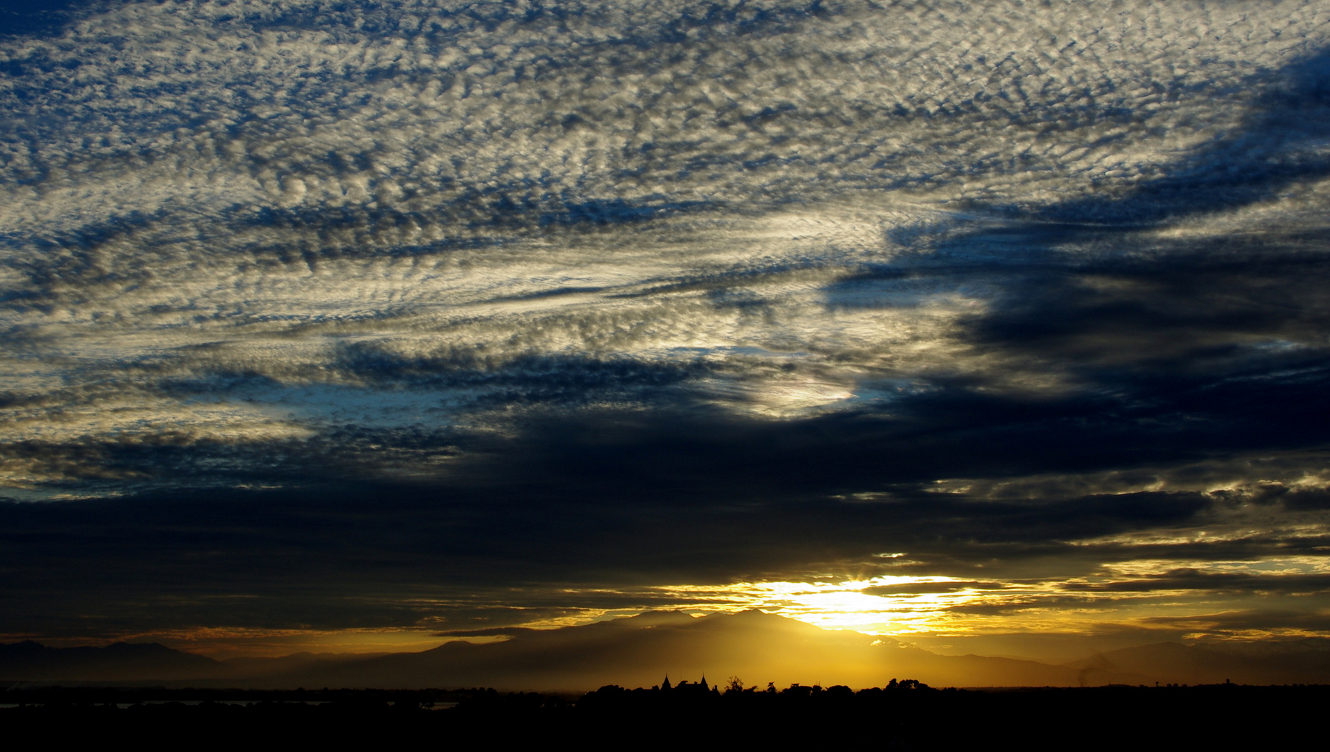 coucher de soleil - Mont Canigou