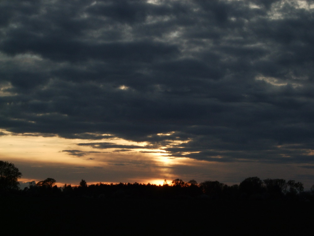 coucher de soleil nuage