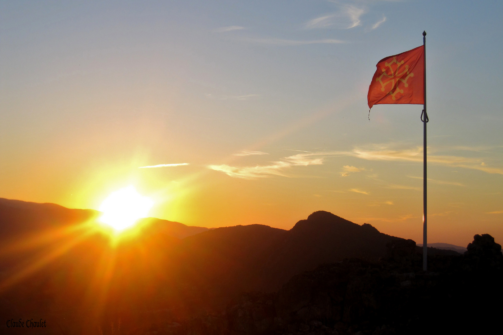 coucher de soleil occitan