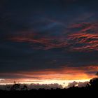 Coucher de soleil par temps d'orage