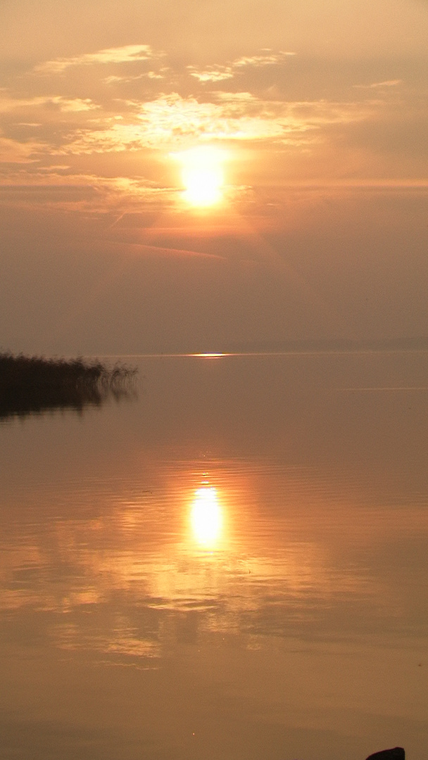 Coucher de soleil particulier !