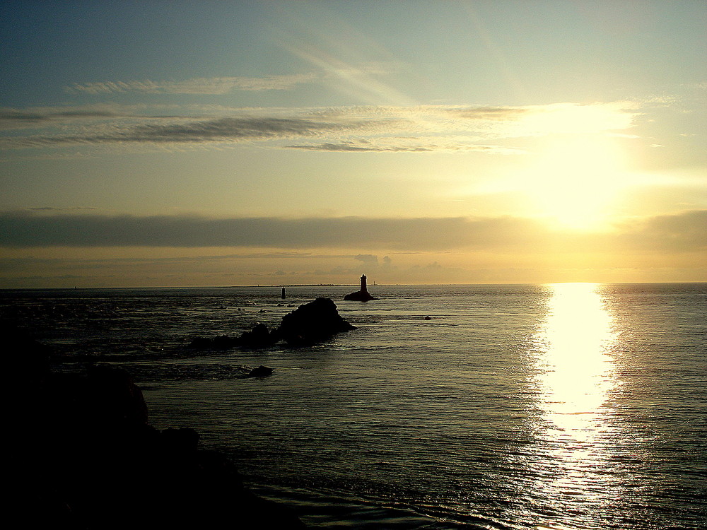 coucher de soleil pointe du raz