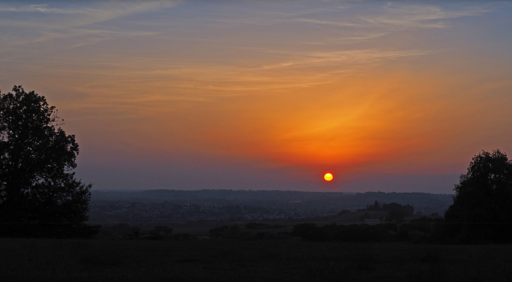 Coucher de soleil près de chez moi