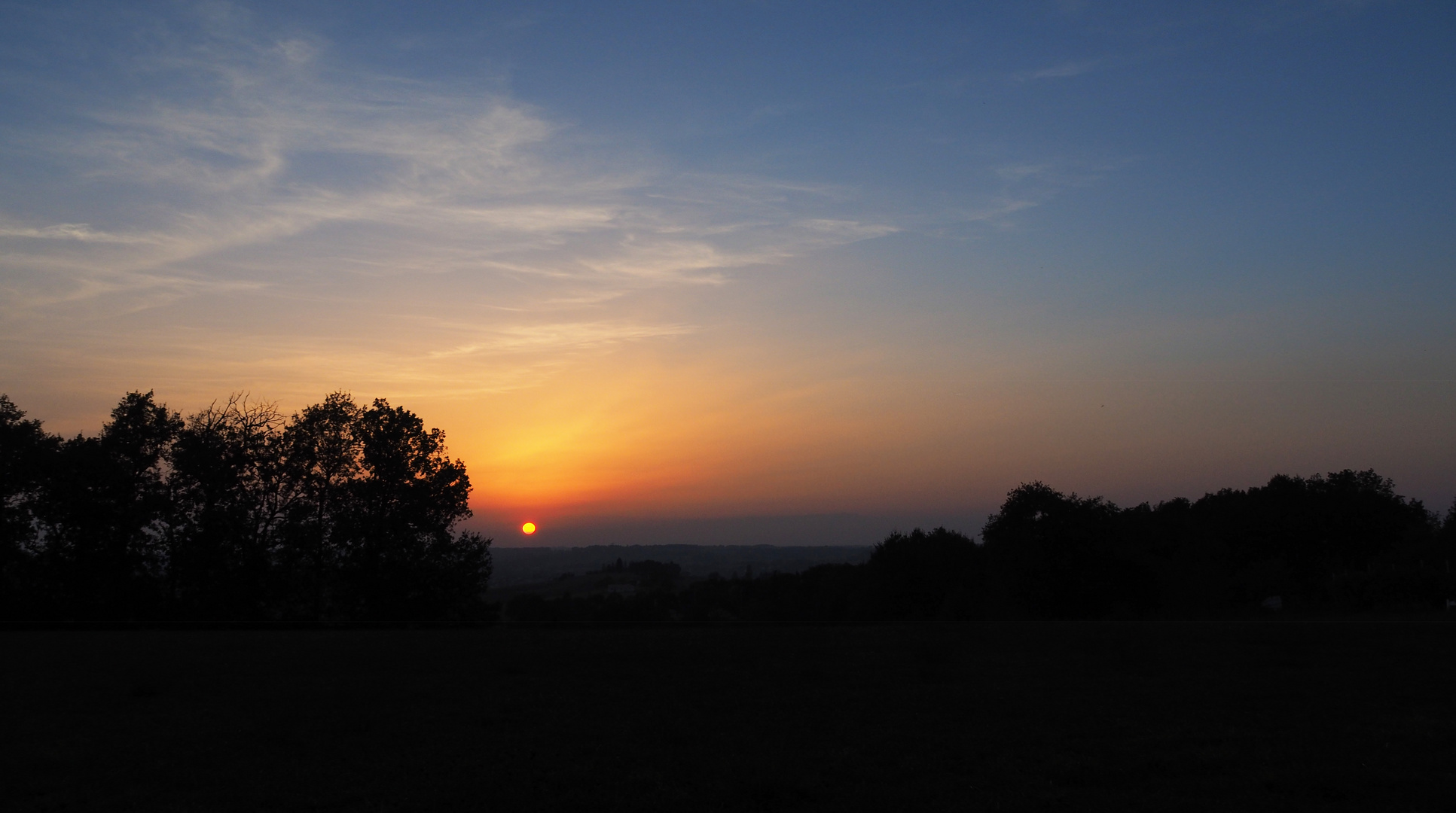 Coucher de soleil près de chez moi