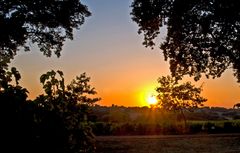 Coucher de soleil près de chez moi