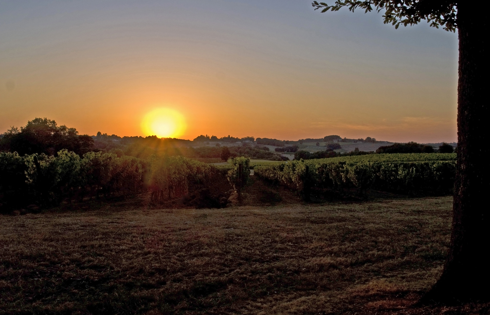 Coucher de soleil près de chez moi