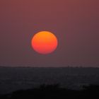 Coucher de soleil près de Jaisalmer, Rajasthan.