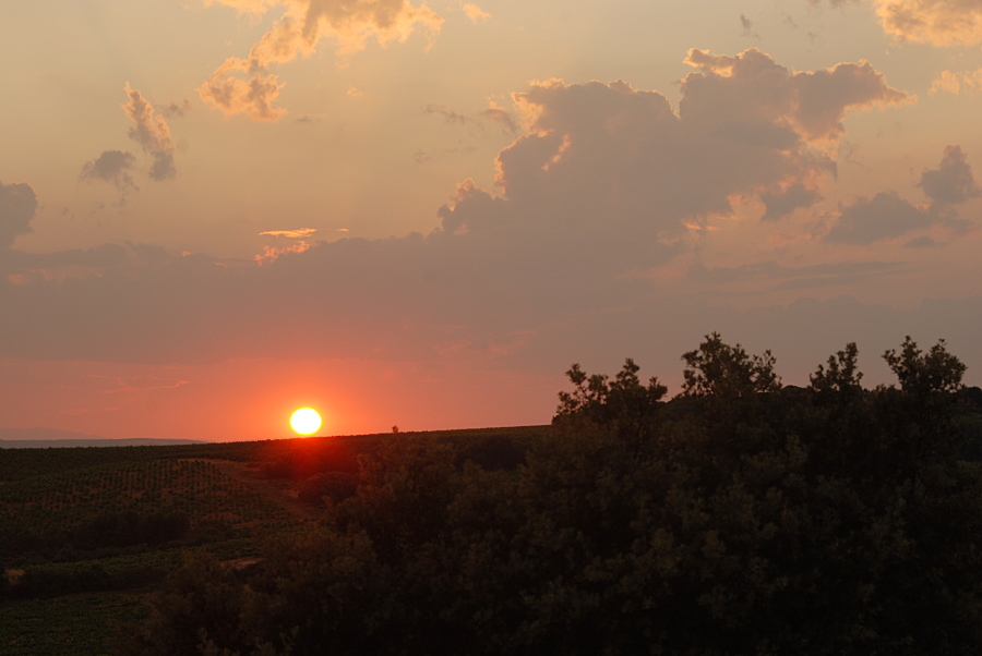 Coucher de soleil Provençal