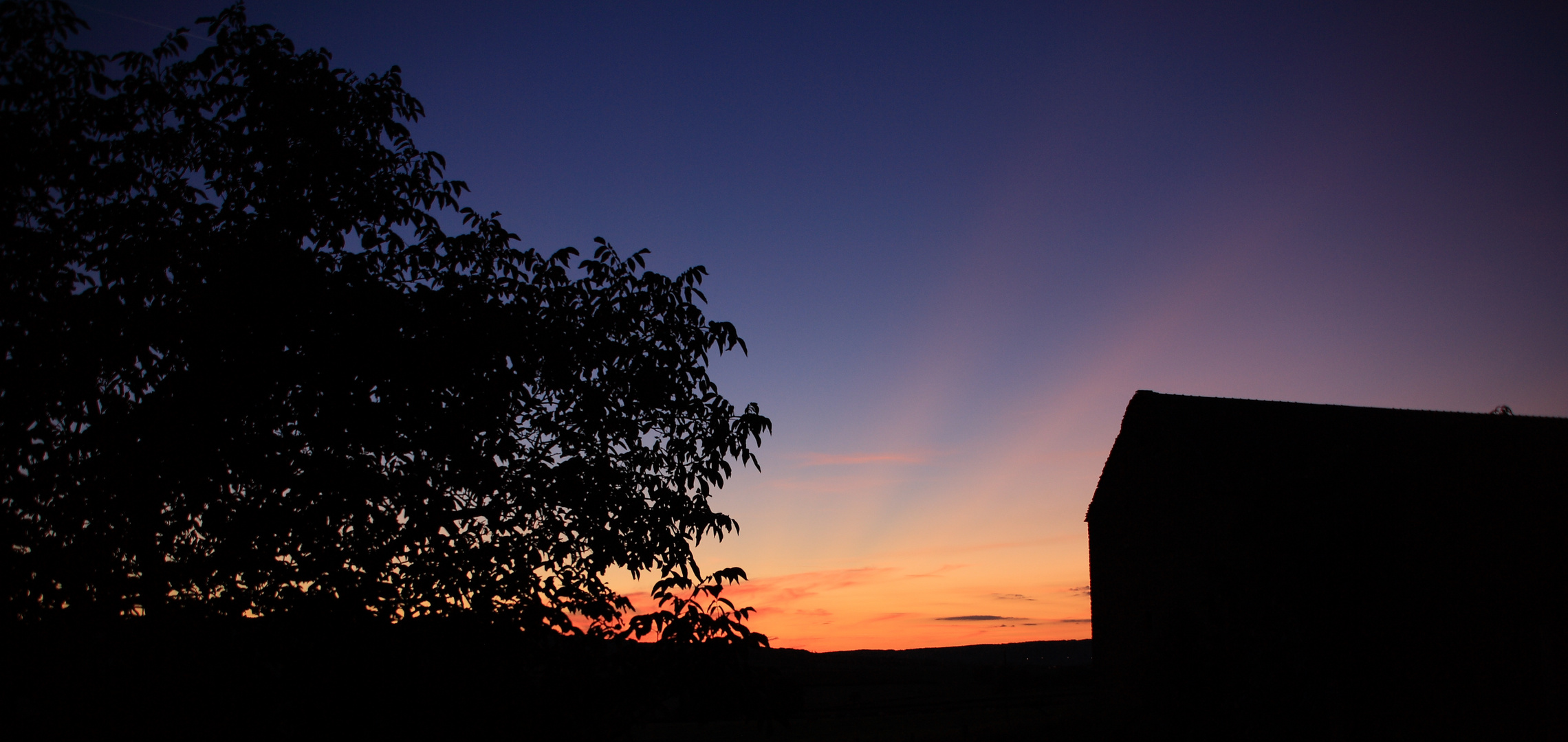 coucher de soleil - Sonnenuntergang