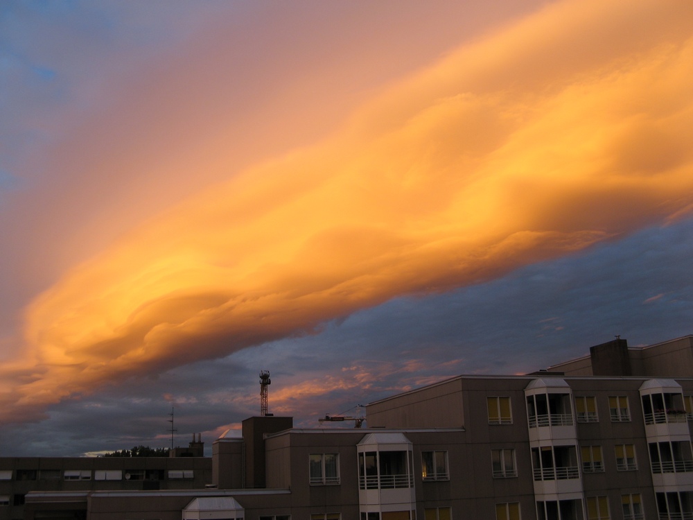 Coucher de soleil spectaculaire