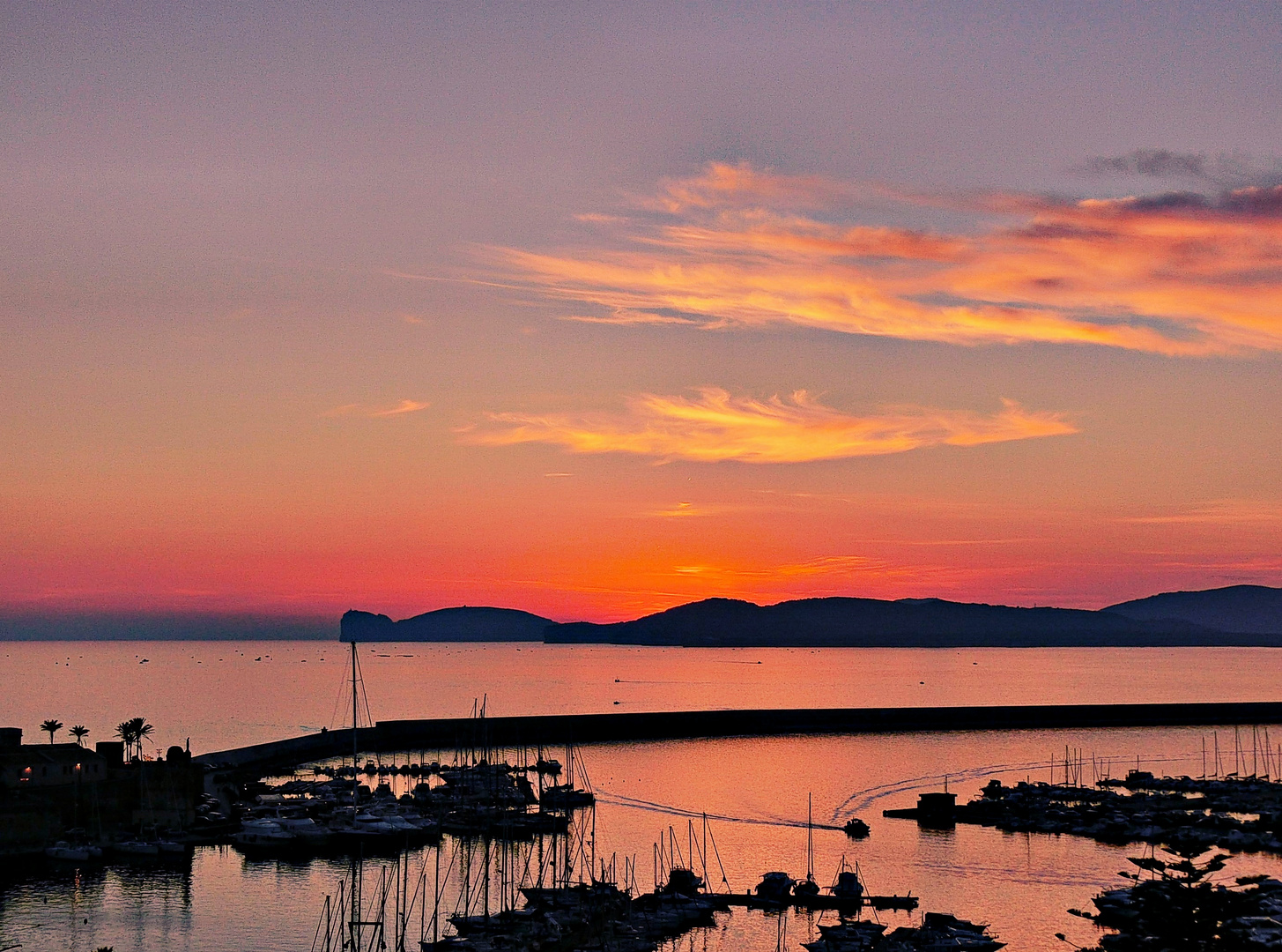 Coucher de soleil sur Alghero