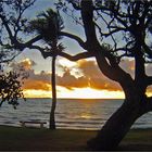 Coucher de soleil sur Anse Vata - Sonnenuntergang an der Anse Vata Bucht