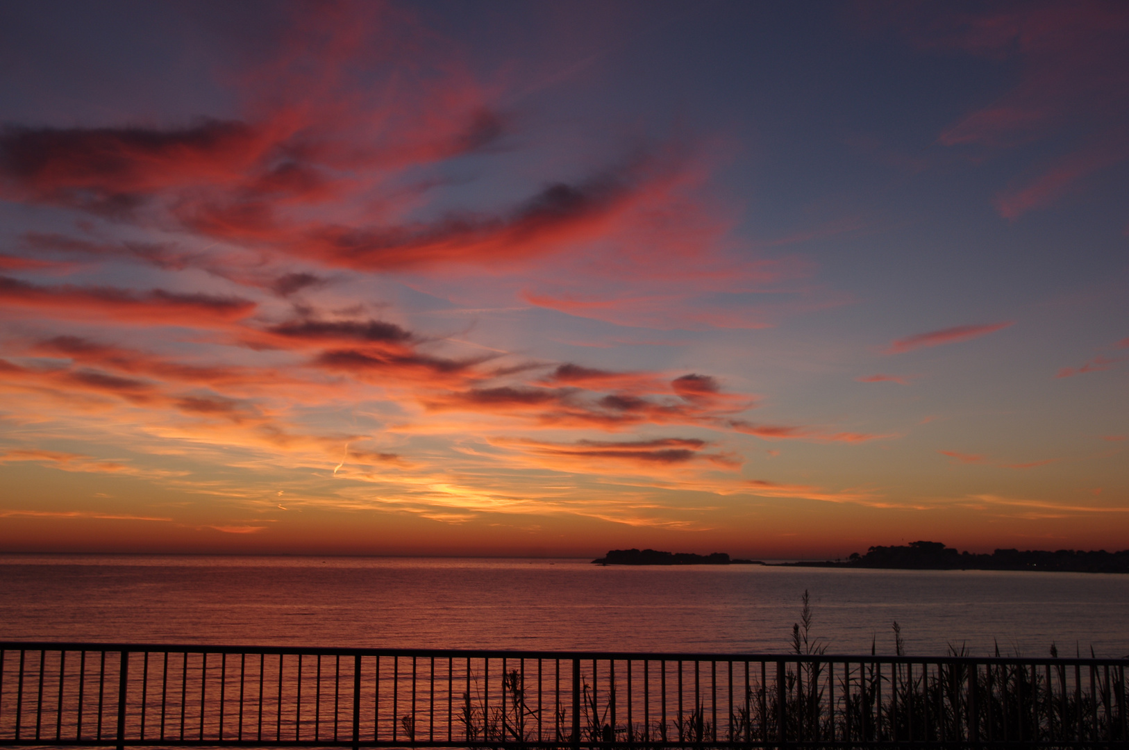 Coucher de soleil sur Bandol