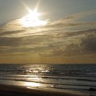 Coucher de soleil sur Cabourg