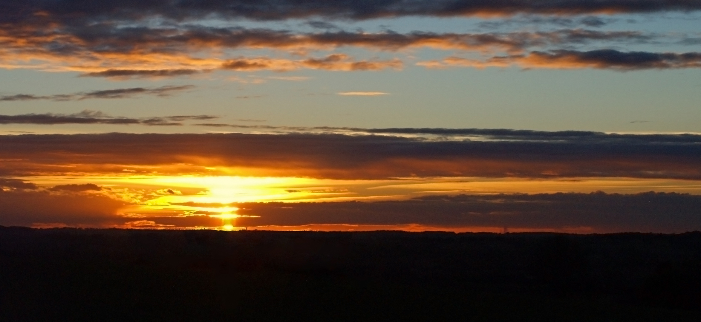 Coucher de soleil sur Condom