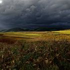 Coucher de Soleil sur Dongchuan, Yunnan, Chine.