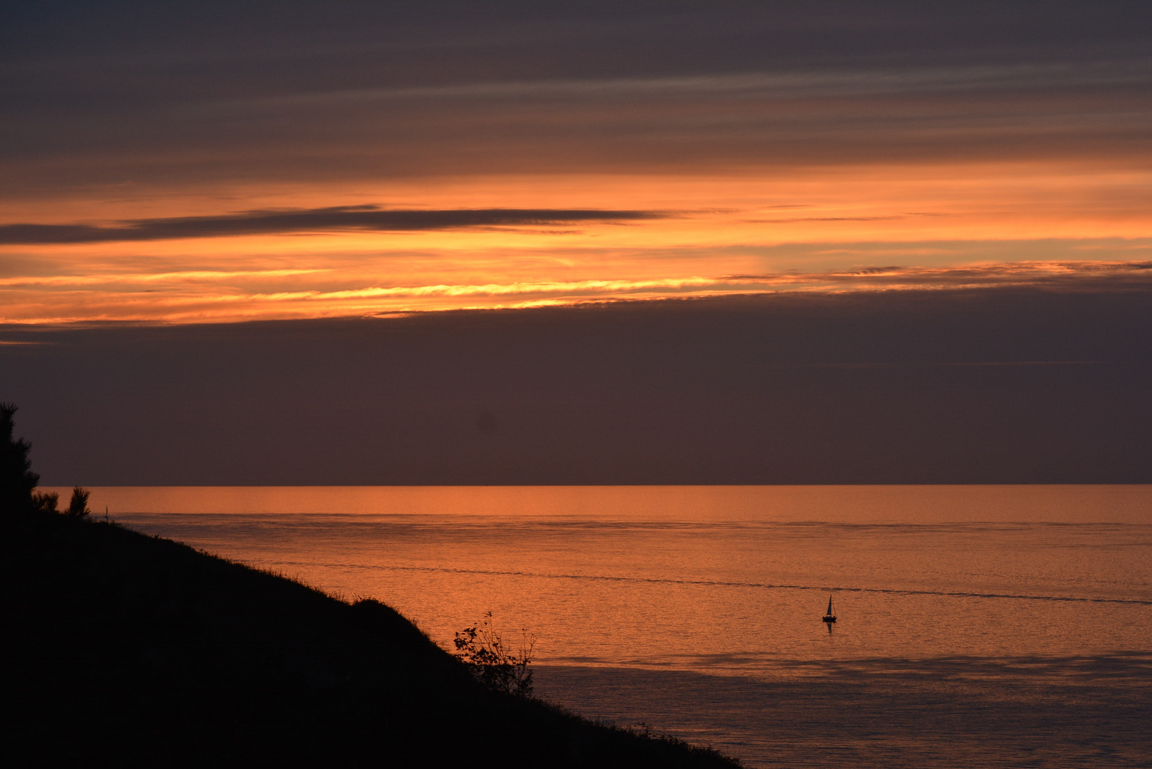 Coucher de soleil sur Fécamp