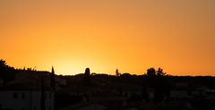 Coucher de soleil sur Fleury d'Aude