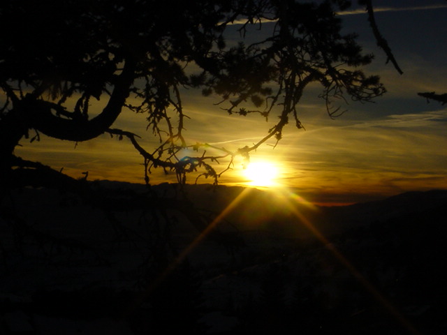 Coucher de Soleil sur Font Romeu