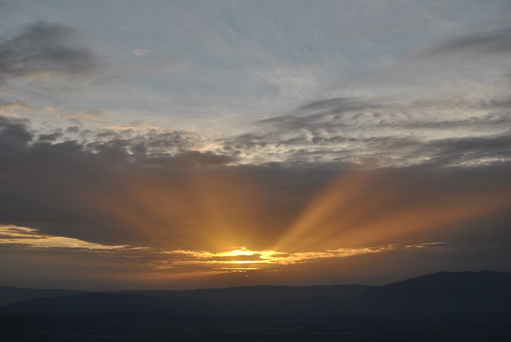 Coucher de soleil sur Genève