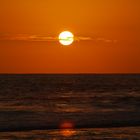 coucher de soleil sur Grande Anse