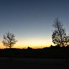 Coucher de soleil sur la camargue 