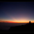 Coucher de soleil sur la Campagne Vaudoise et le Lac Léman