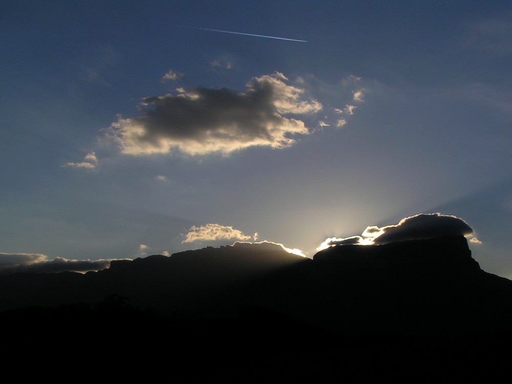 Coucher de soleil sur la Chartreuse