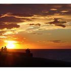 Coucher de soleil sur la Côte Basque