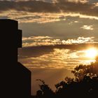 Coucher de soleil sur la croix