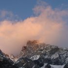 coucher de soleil sur la croix des tetes