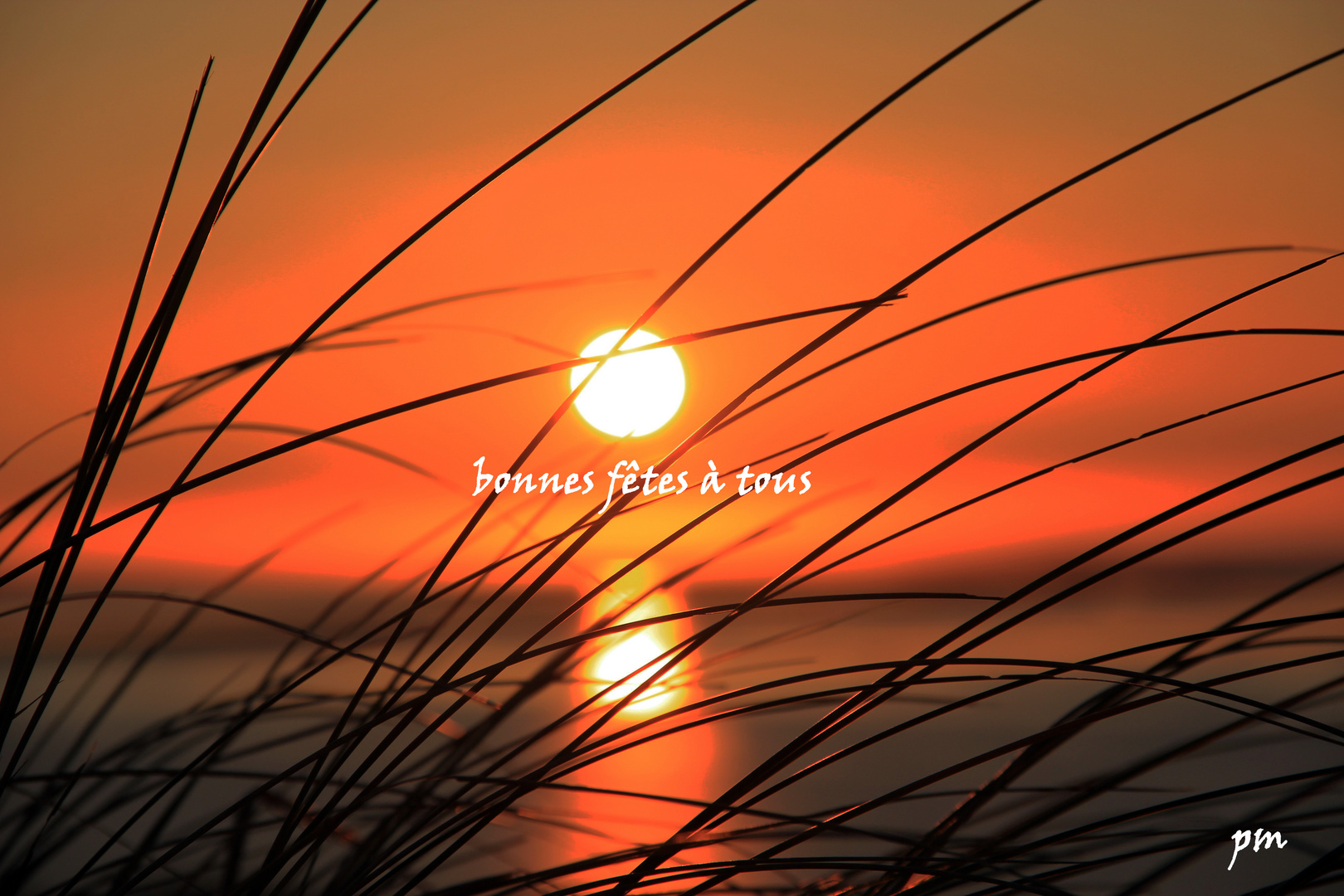 coucher de soleil sur la dune du Pyla