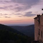 Coucher de soleil sur la Grésigne