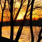 Coucher de soleil sur la Loire