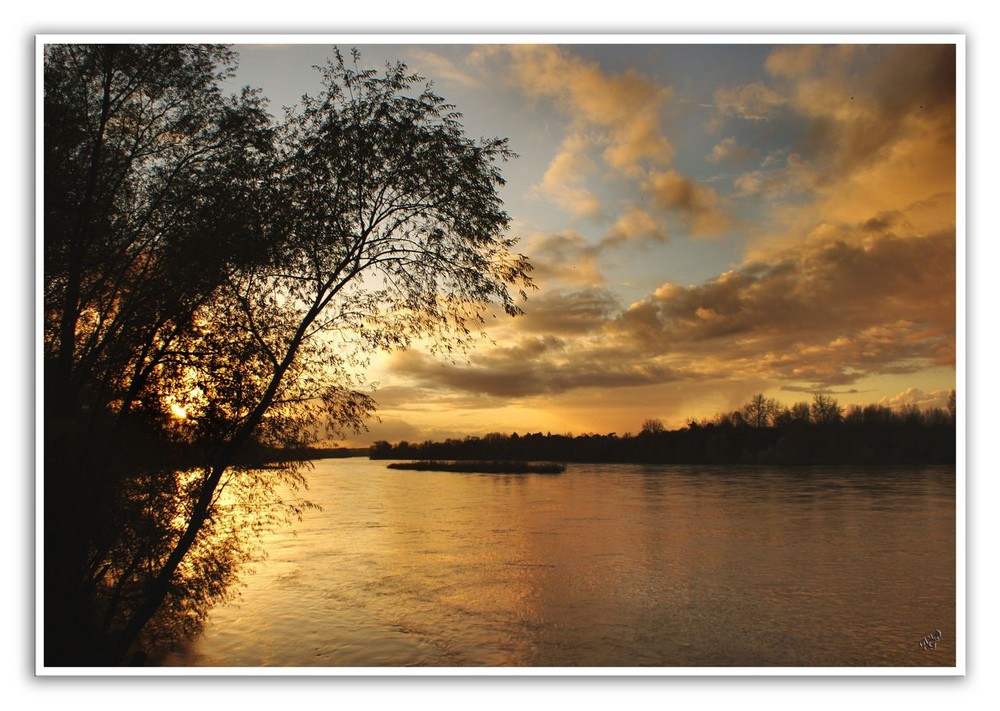 Coucher de Soleil sur la Loire