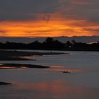 coucher de soleil sur la loire