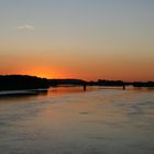 Coucher de soleil sur la Loire 