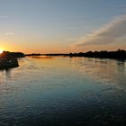 Coucher de soleil sur la Loire 