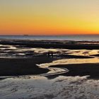 Coucher de soleil sur la Manche