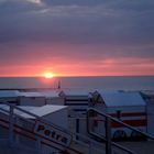 Coucher de soleil sur la mer du Nord