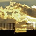 Coucher de soleil sur la Porte des degrés 