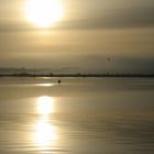 coucher de soleil sur la rade de lorient